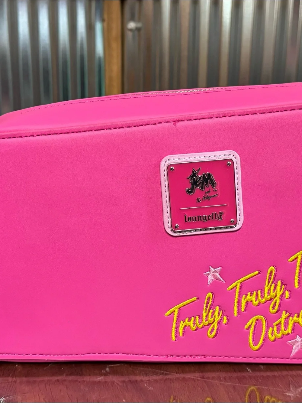 JEM and the Holograms Figural Keytar Glow Crossbody Bag